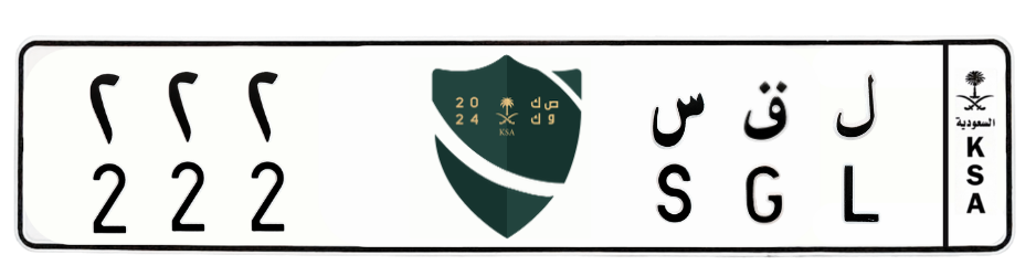 لوحة ل ق س 222